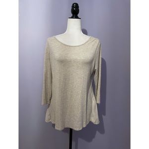 Anthropologie Pebble & Stone pleated chiffon top